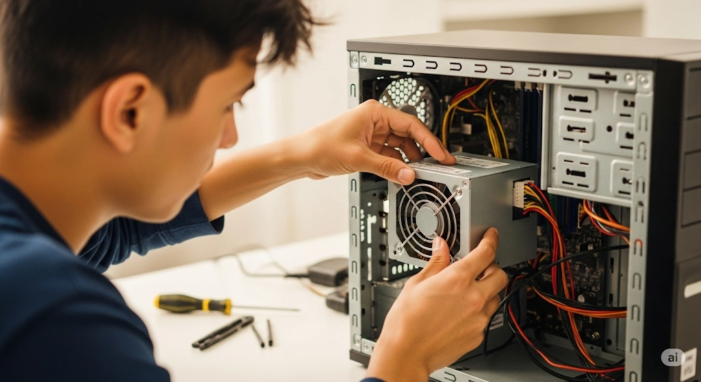 電源ユニットの交換手順(デスクトップPCの場合)