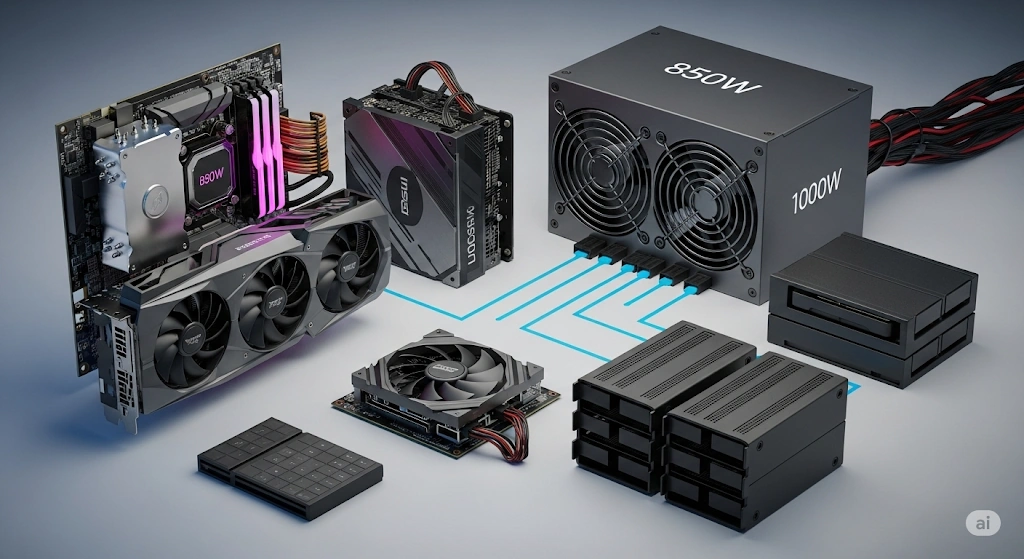 ゲーミングPCの電源容量の目安