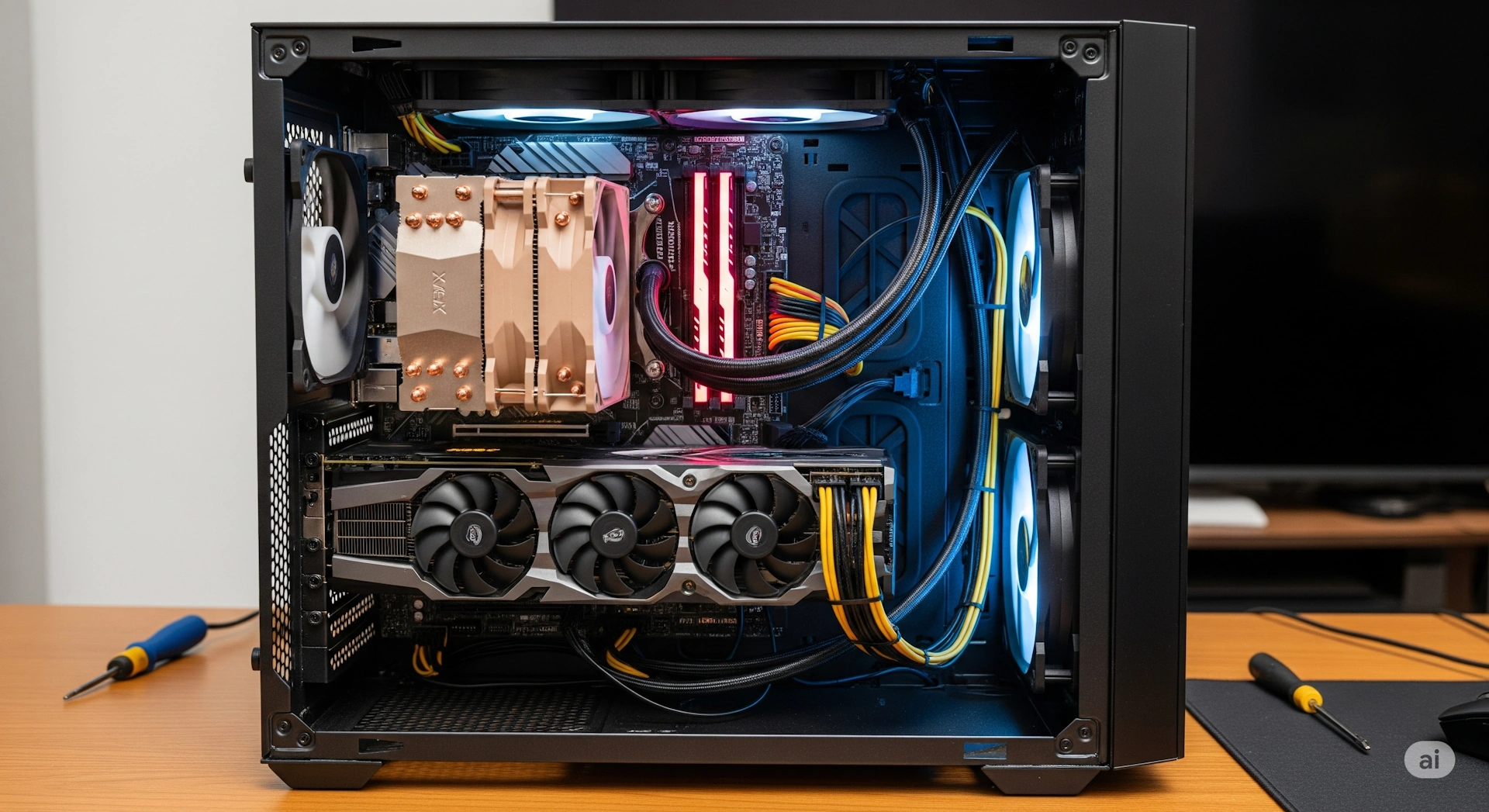PCケースのサイドパネル開けっ放しはNG？冷却効果と注意点