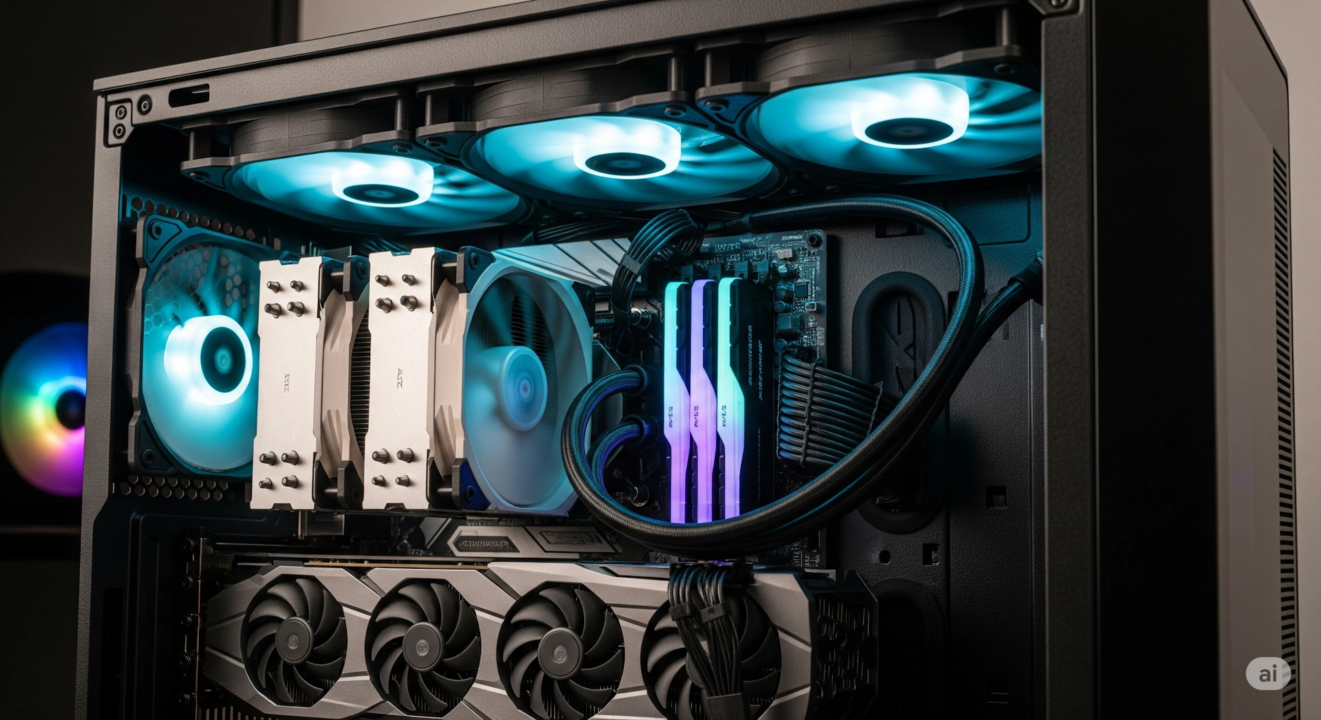PCケースの上部ファンの向きは？最適なエアフローを解説