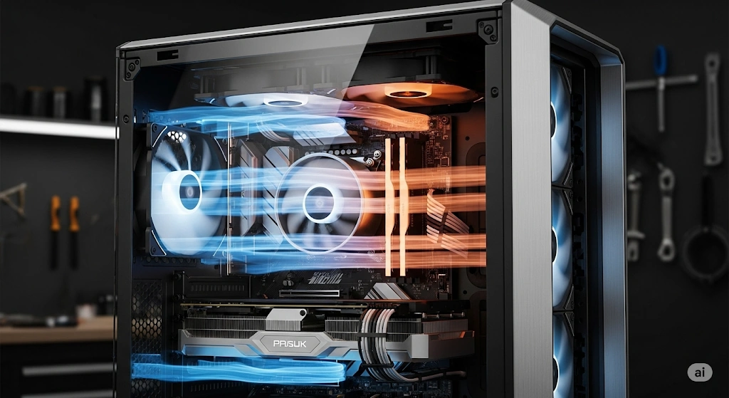 PCケースのエアフローでおすすめの向き