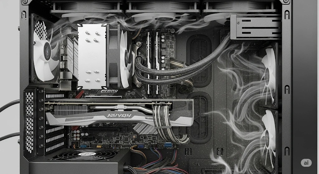 PCケースの吸気過多が招く意外な落とし穴
