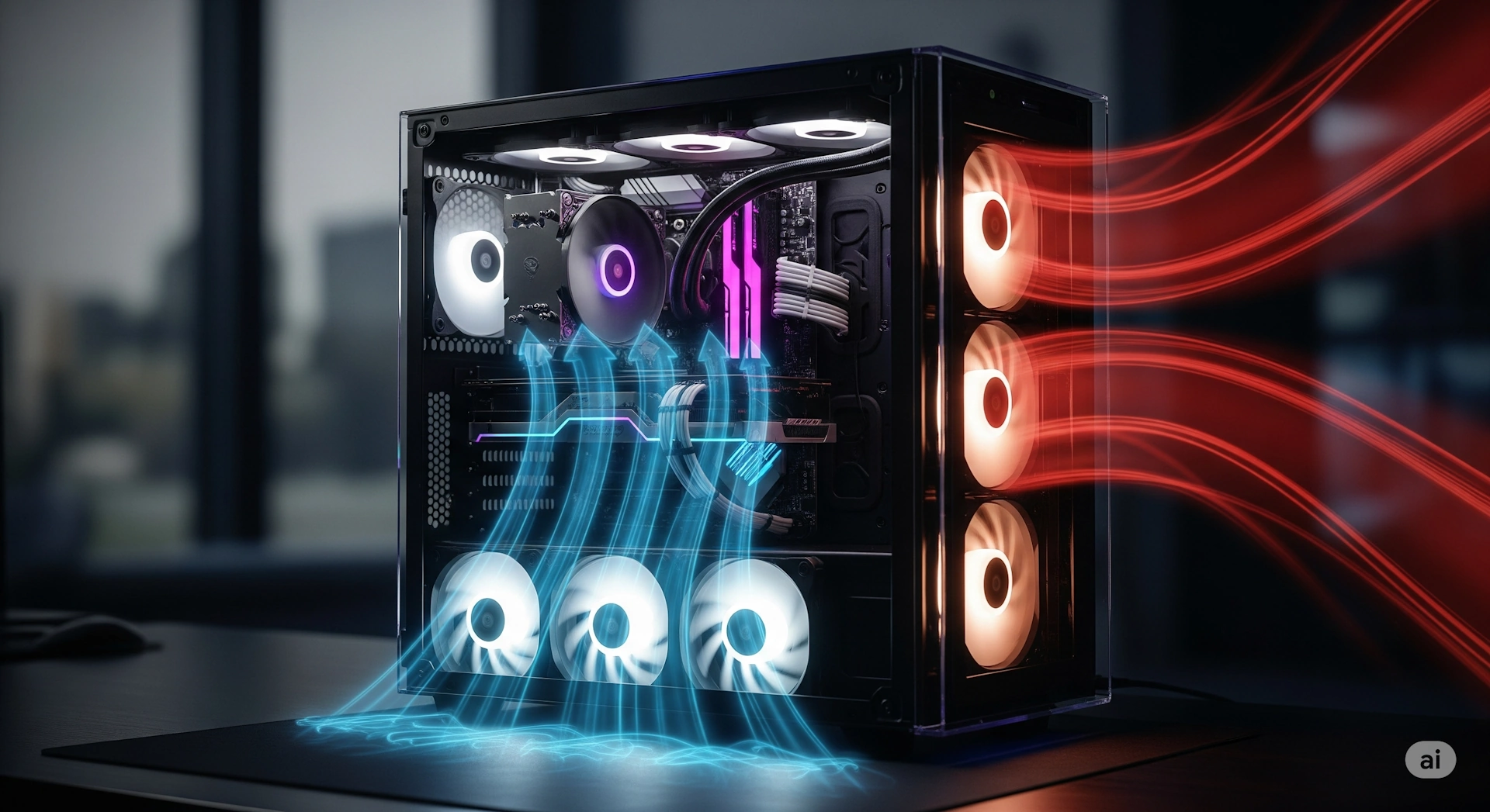 PCケース底面ファンの効果とは？吸気・排気で冷却力アップ