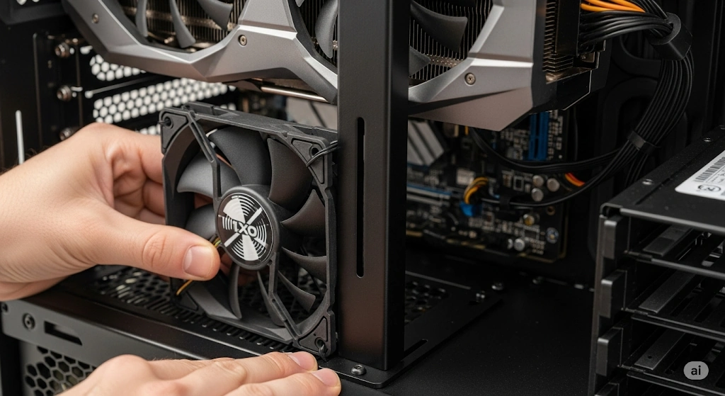 PCケース底面ファンの効果を活かす注意点