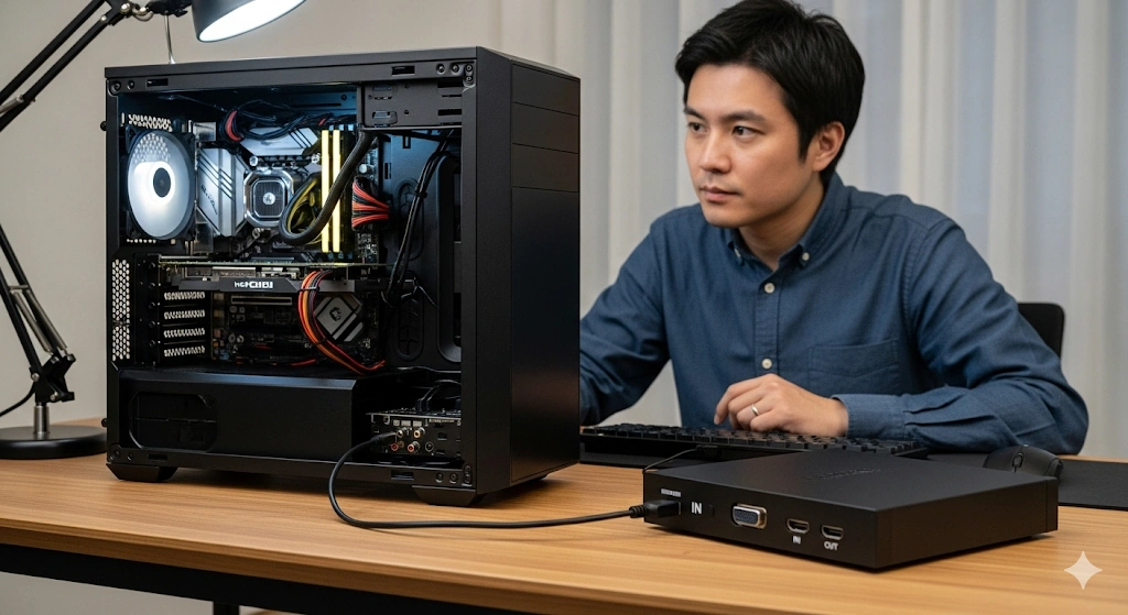 外付け型と内蔵型の特徴比較