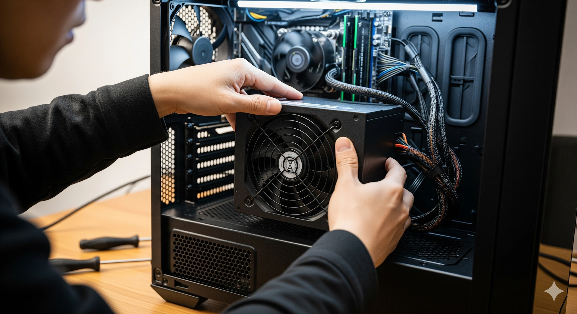 PC電源ユニットの向きはどっち？正しい設置方法と冷却効率