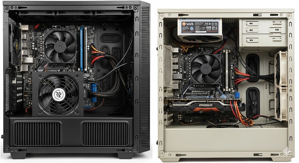 状況別に解説するPC電源ユニットの向き