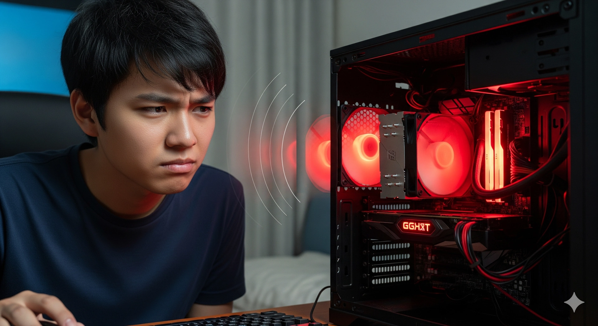 GPUが70度でファンがうるさい？原因と静音化のコツ