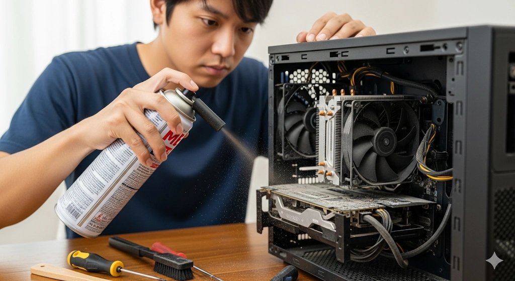 GPU温度を下げるにはまず清掃から