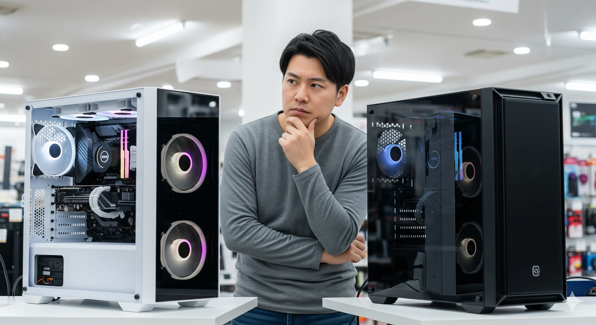 PCケースの色は白と黒どっち？後悔しない選び方