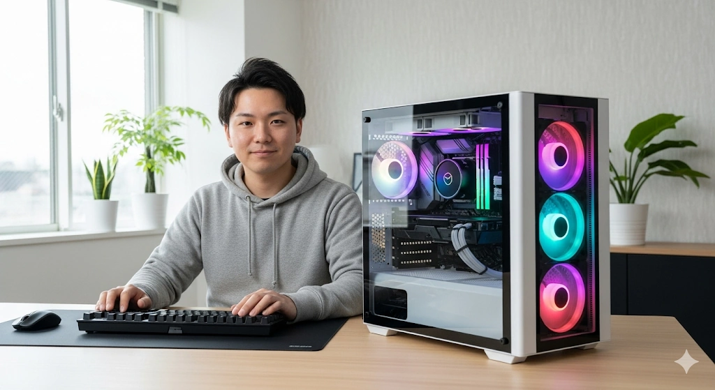 清潔感と高級感が魅力のPCケース白色のメリット