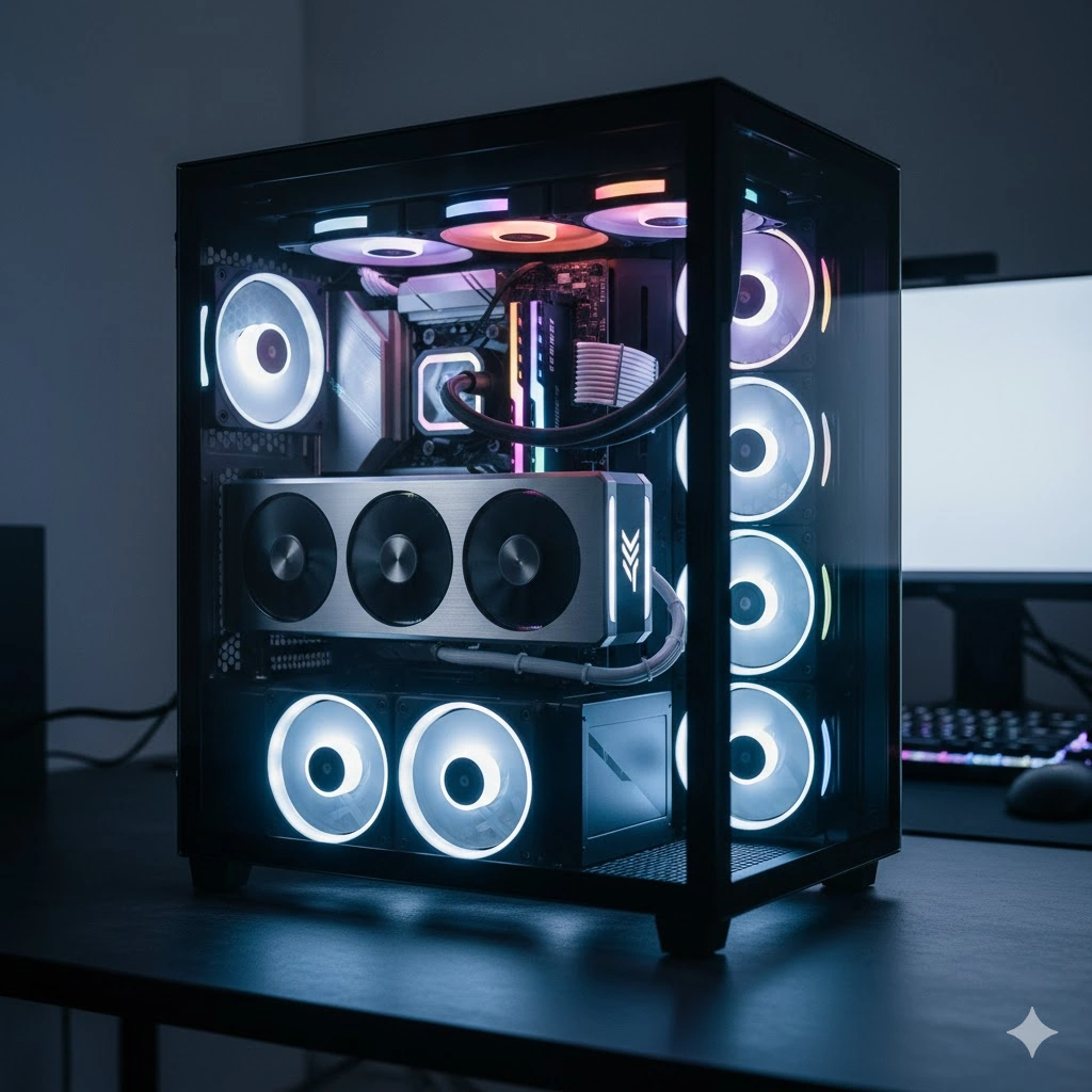 PCケースのグラボ縦置きガイド！冷却と方法を解説