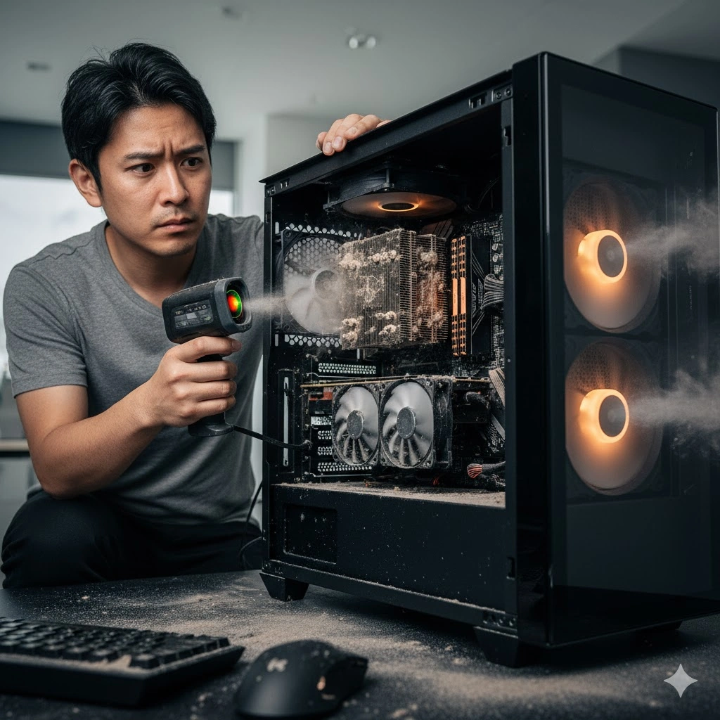 PCケースを排気のみにする場合の危険性