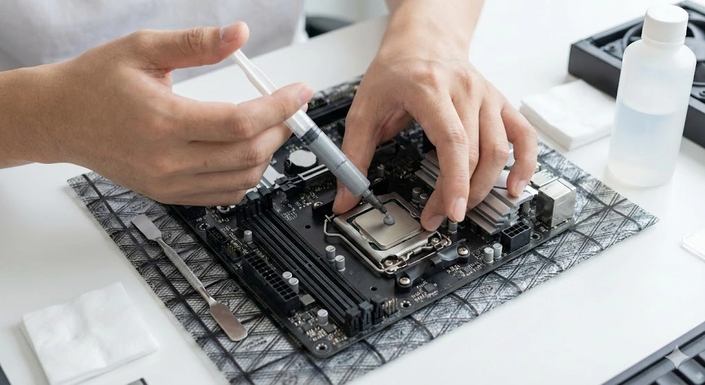 失敗しないCPUクーラーのグリスの塗り方と注意点