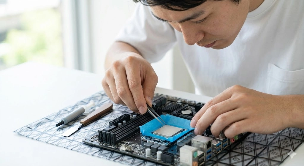 マスキングテープできれいに塗る手法