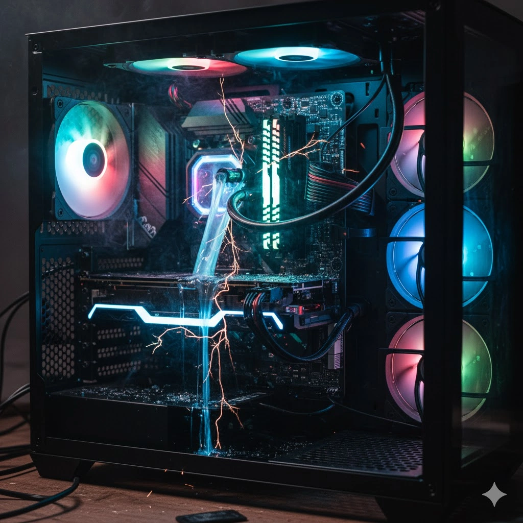 簡易水冷はやめとけ？液漏れリスク