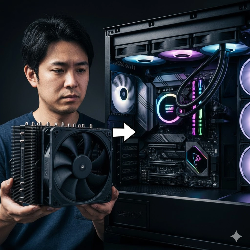 空冷から簡易水冷への交換理由