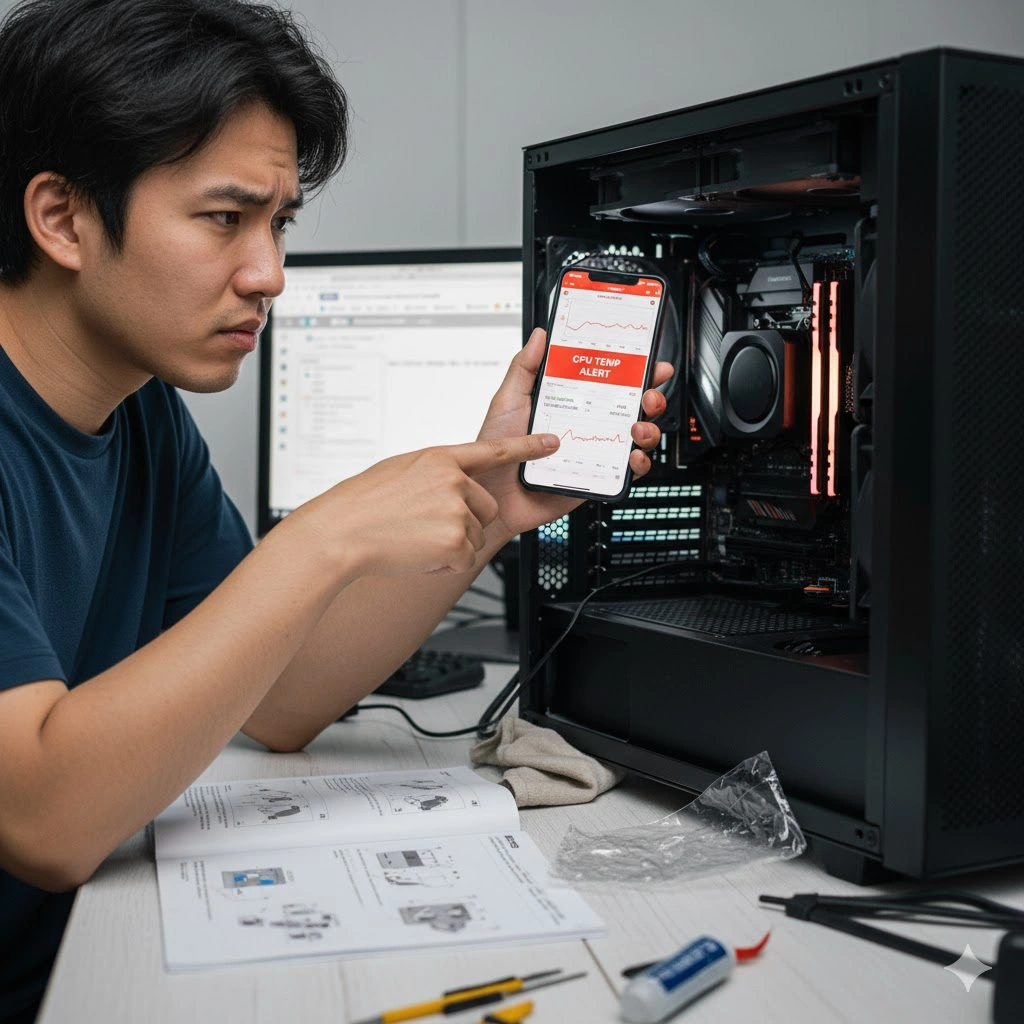 交換後に冷えない時の対処法