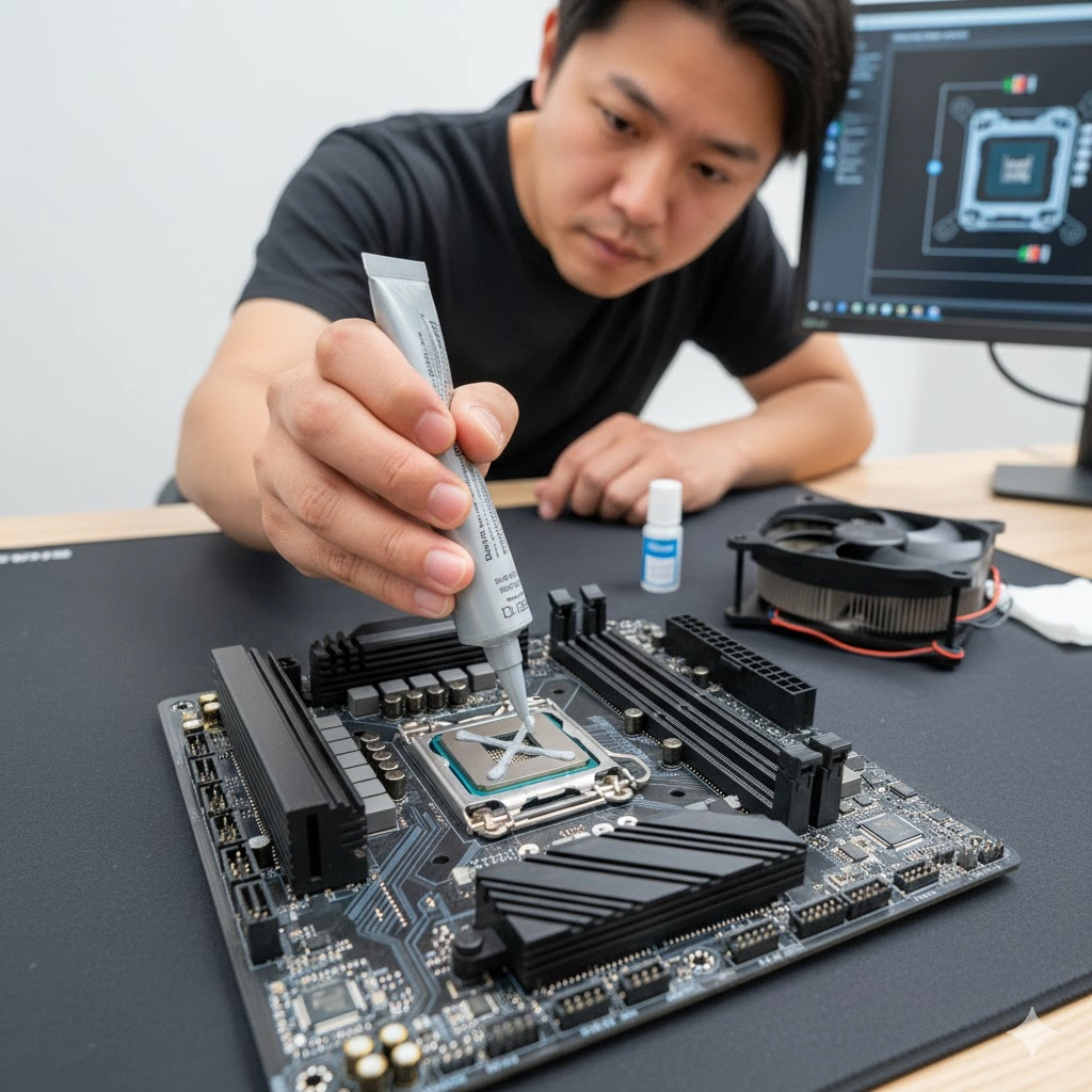 CPUクーラー交換とグリスの塗り方