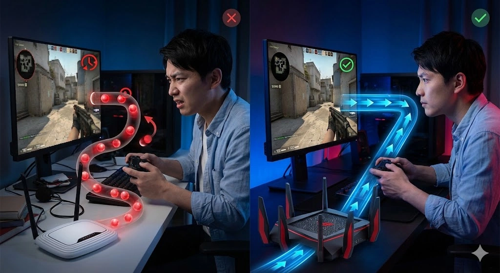 効果は嘘か？通信速度とPingの実態