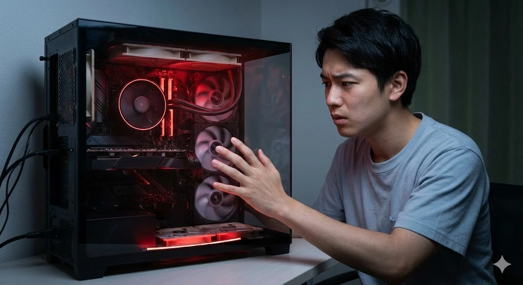 複雑なエアフローと冷却性能の懸念