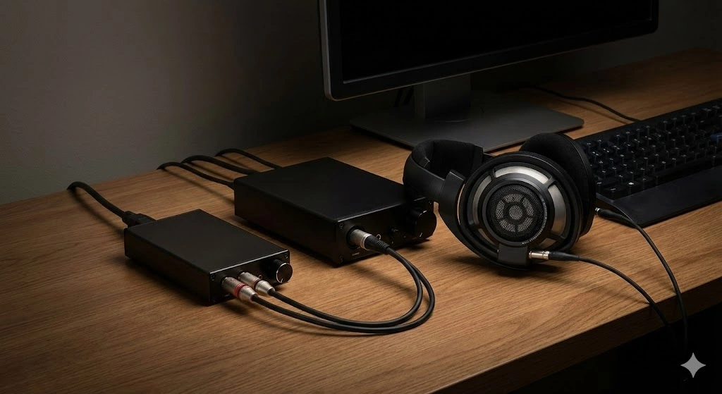 サウンドカードとアンプの併用について