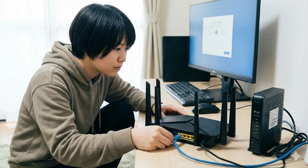 ゲーミングルーターの基本的な使い方と接続