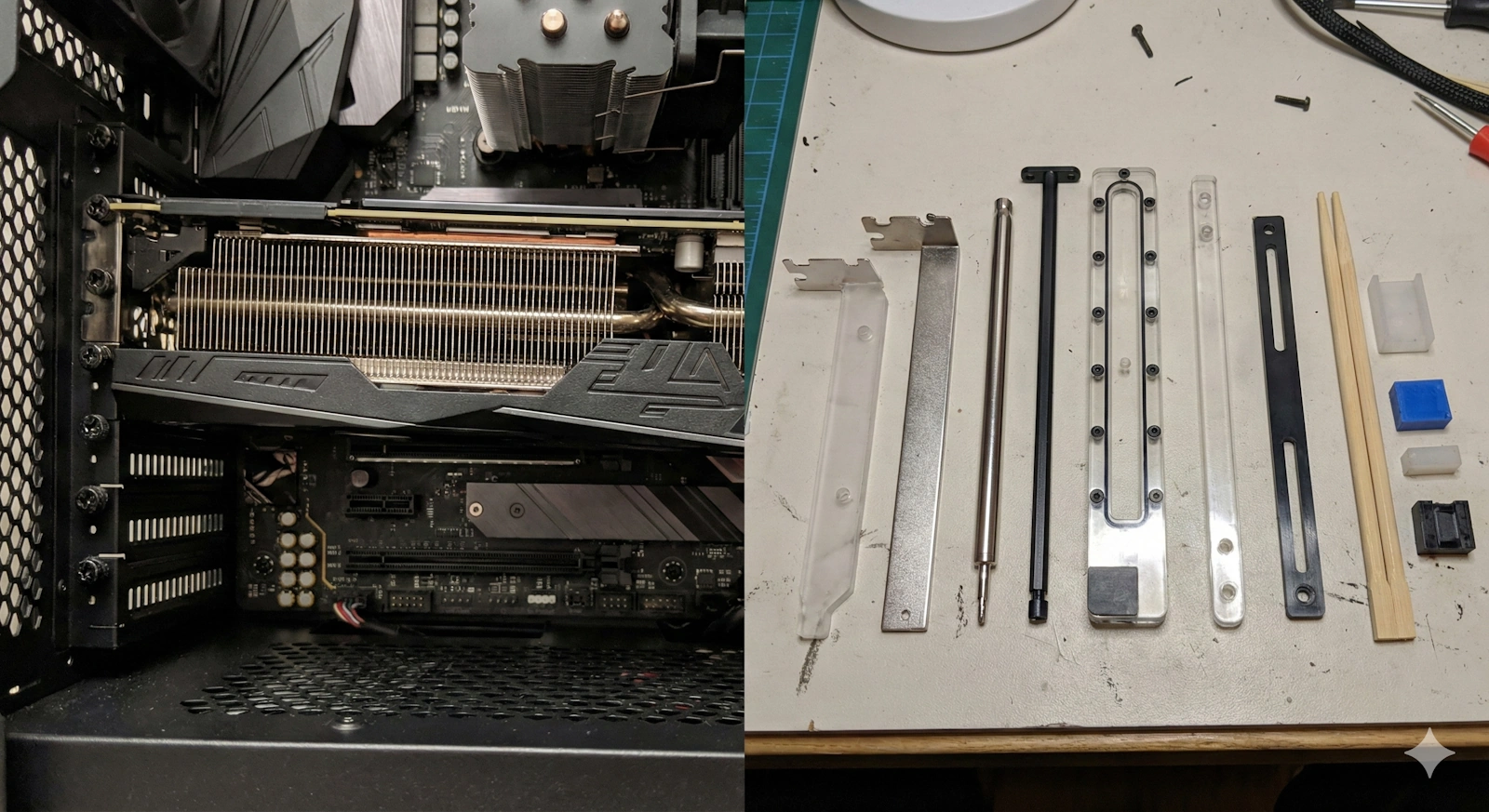 グラボのサポートステイは必要？マザボ破損を防ぐ選び方と代用策