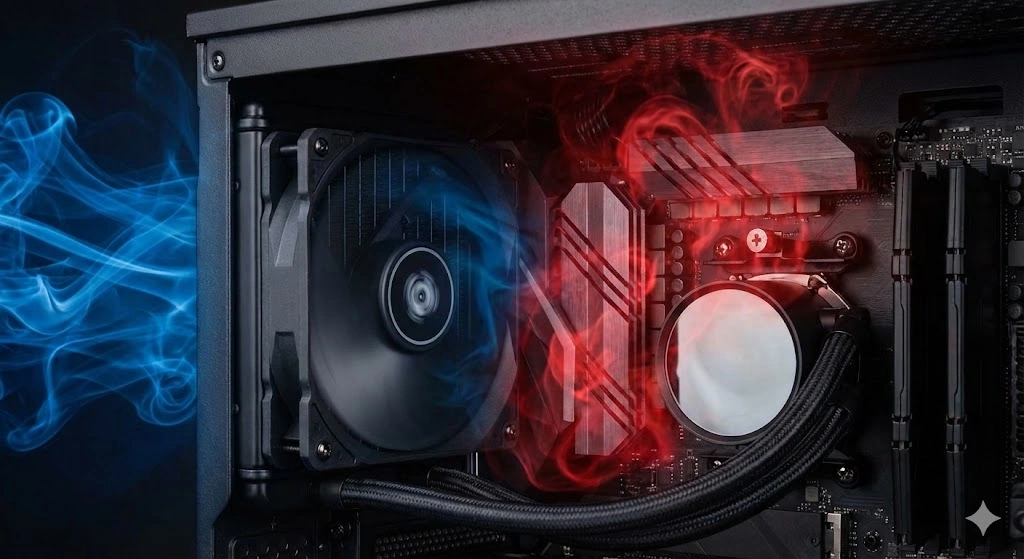 簡易水冷のシングルファン運用の死角