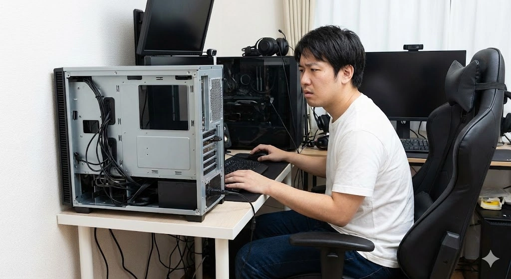 そもそもPCケース左置きは可能か