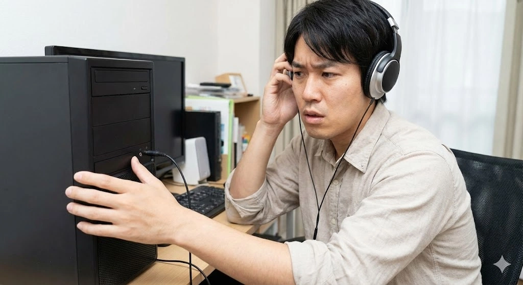 PCのイヤホンジャックでノイズ除去は可能か