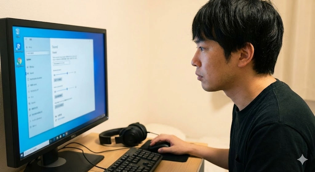 設定を見直すヘッドホンのノイズの直し方