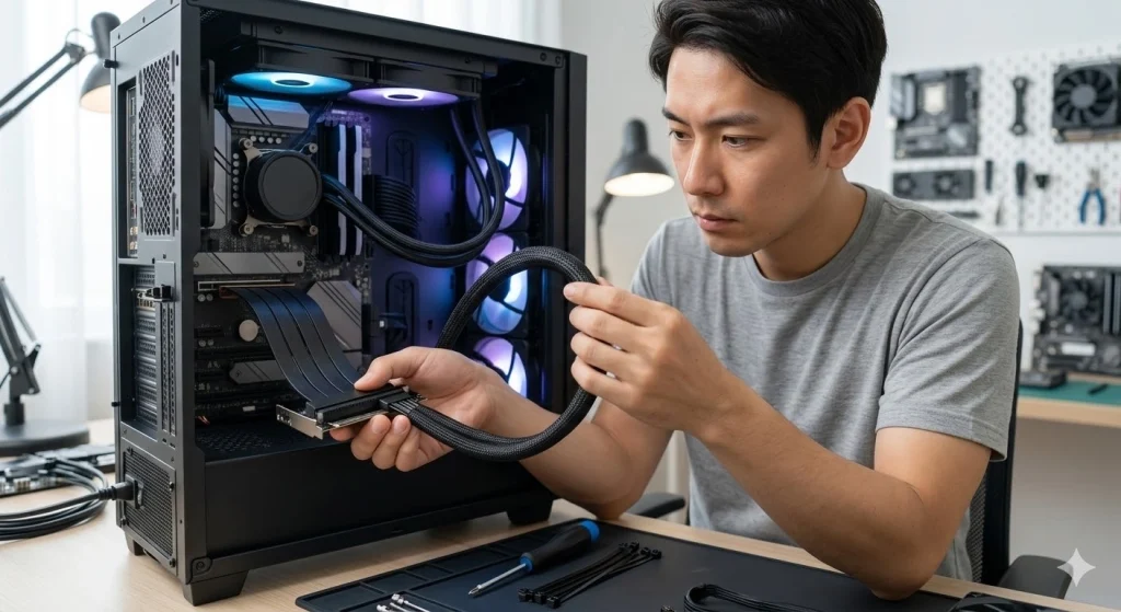 ケーブルを曲げる際の注意点