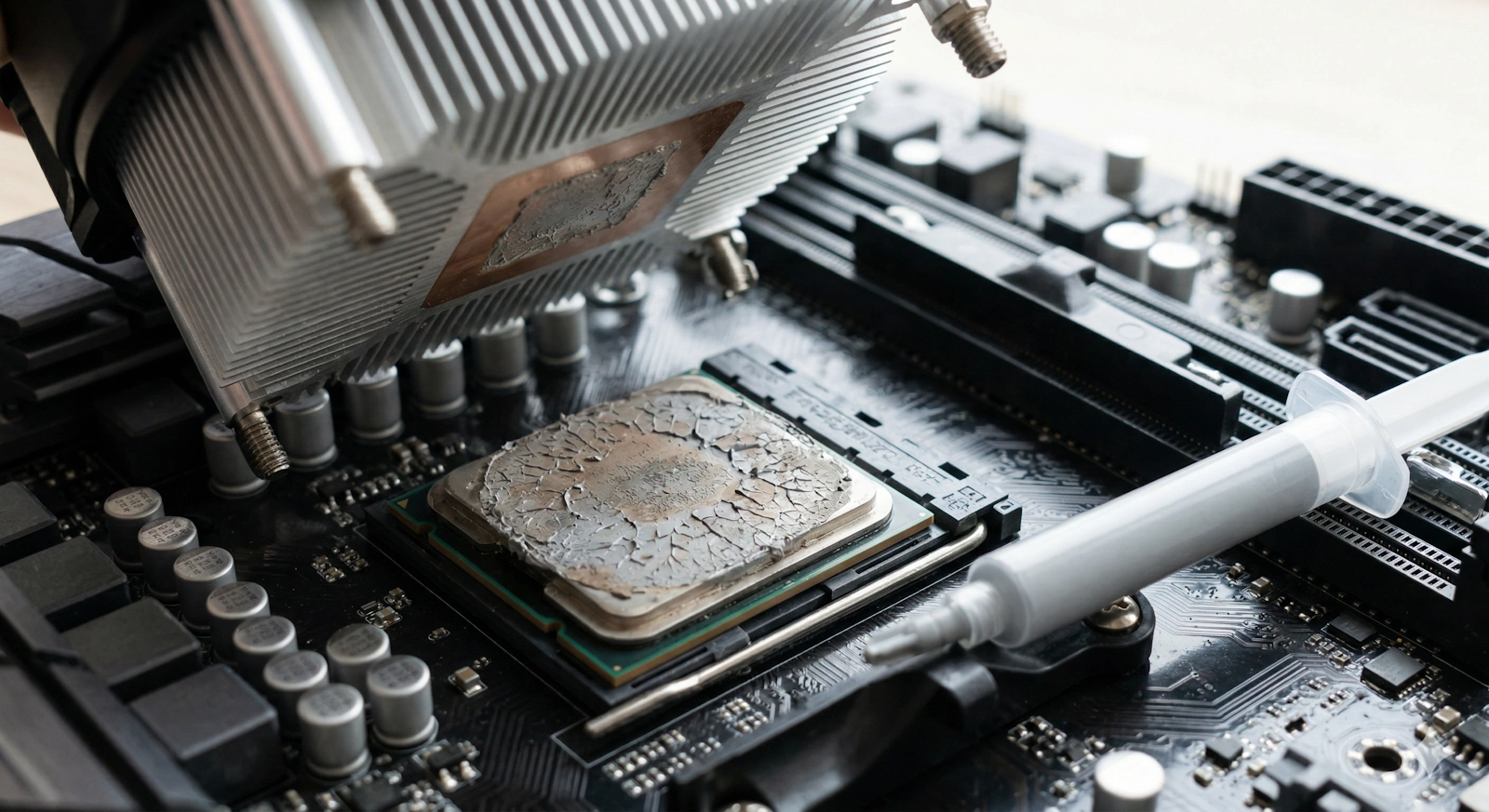 CPUグリスの塗り直し頻度とは？寿命や劣化のサインを解説