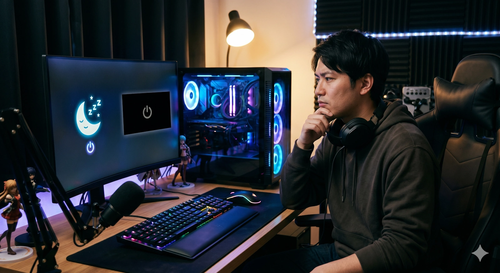 ゲーミングPCのスリープやシャットダウンはどっちが正解？