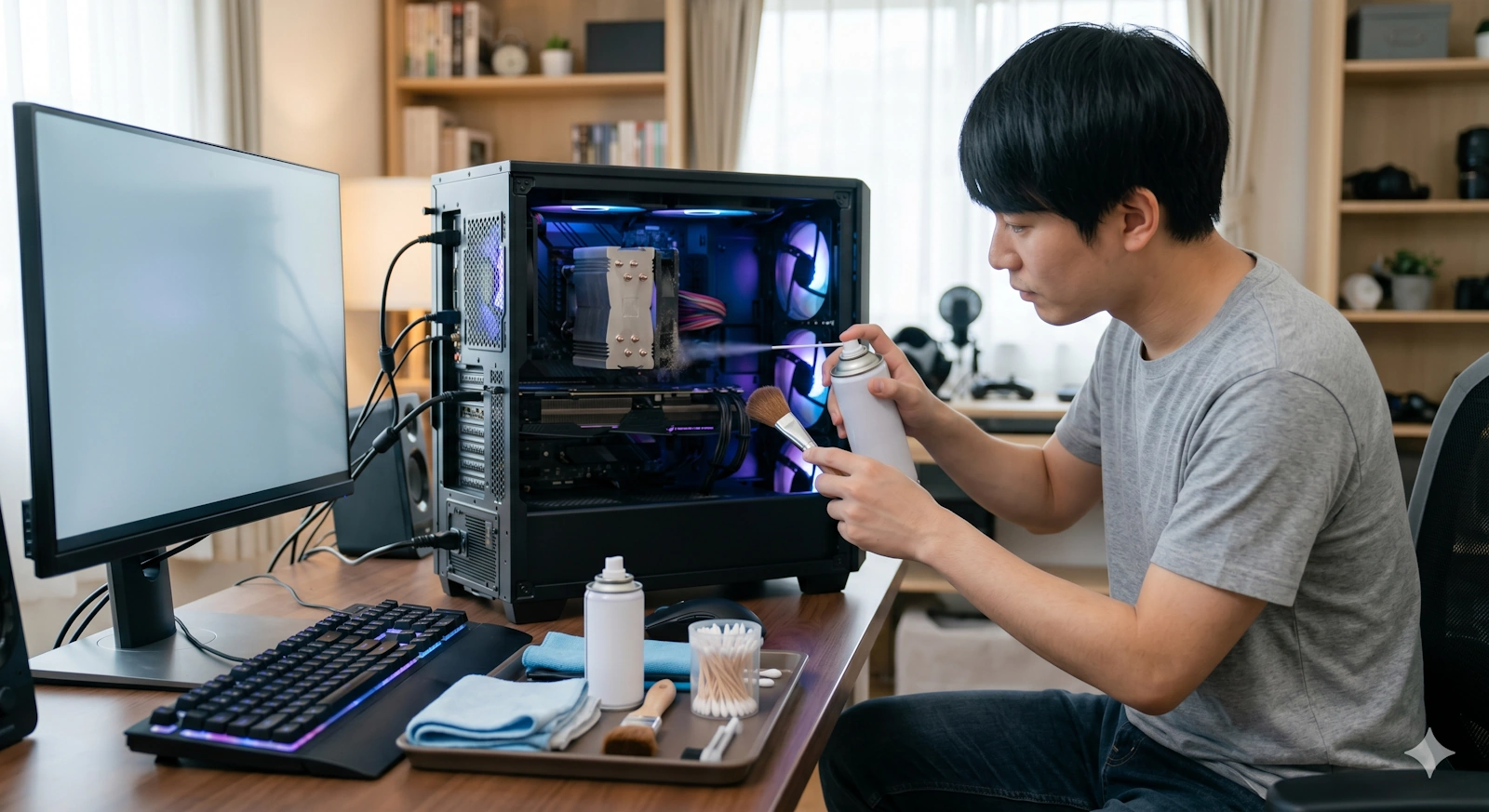 ゲーミングPCの掃除頻度と最適なタイミング・手順