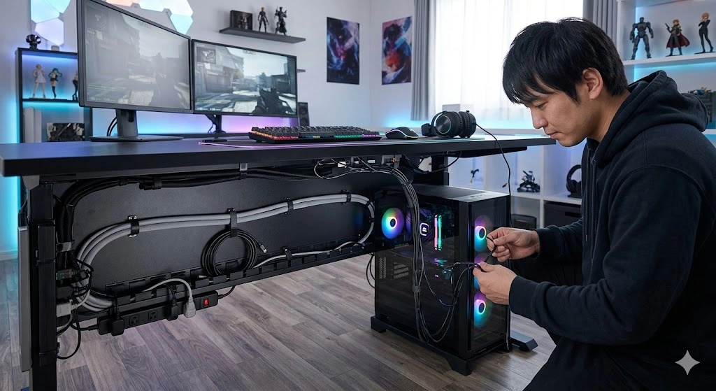 ゲーミングPCのタコ足を解消する対策