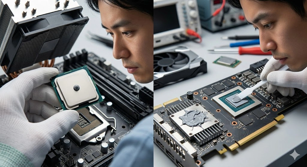 GPUグリスとCPUグリスの違いとは