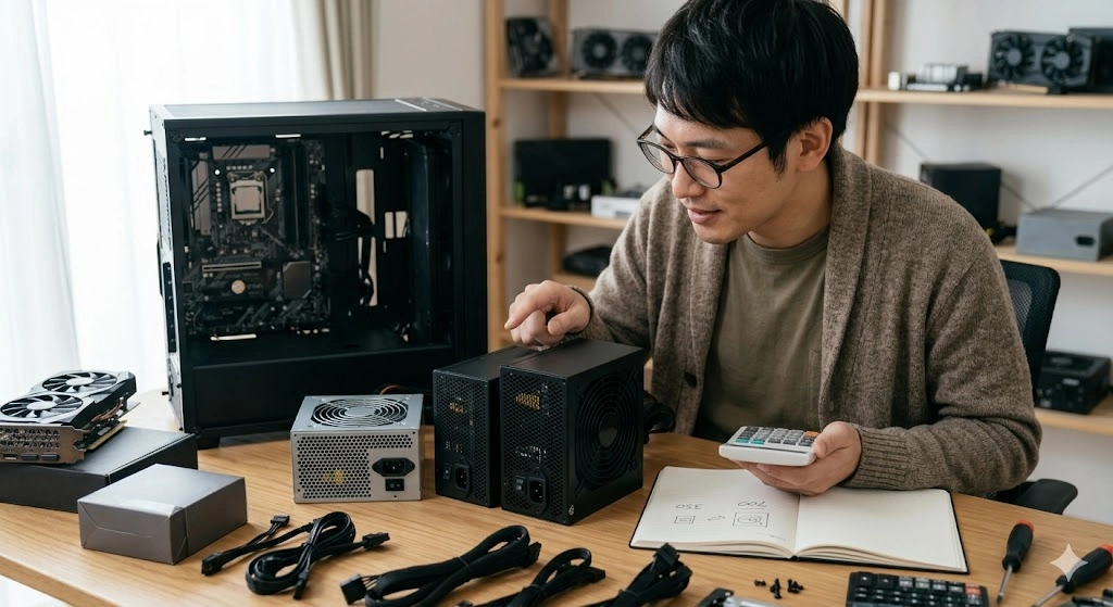 消費電力の2倍の容量を選ぶのがおすすめ