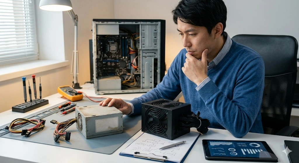 修理代と電源ユニットの寿命に関する考察