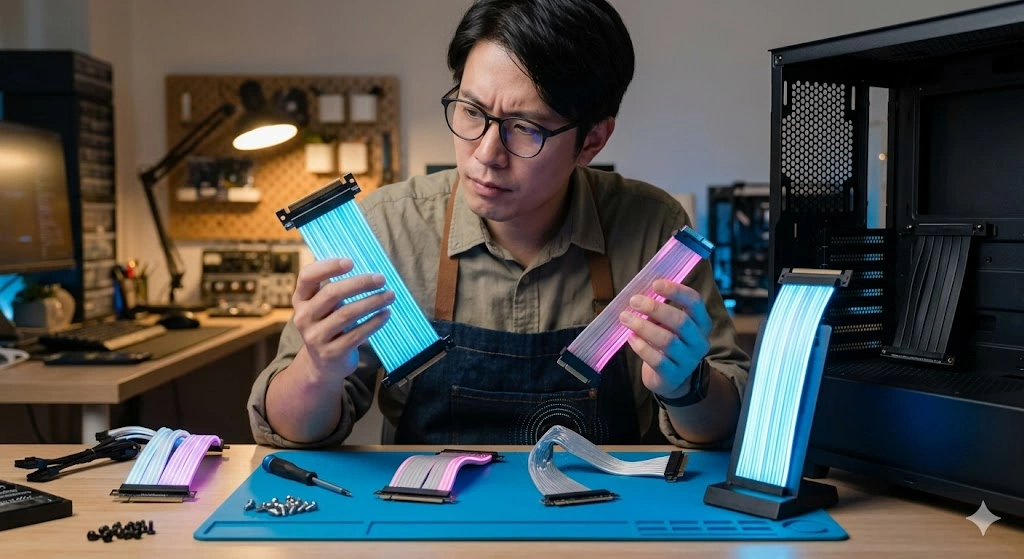 光るライザーケーブルの選び方と注意点